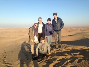 met het gezin in Iran op vakantie