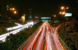 verkeersader in Tehran